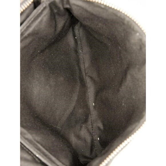 Kate Spade Black Leather Chain Strap Shoulder Tote Bag With Zipper Closure - Picture 5 of 5